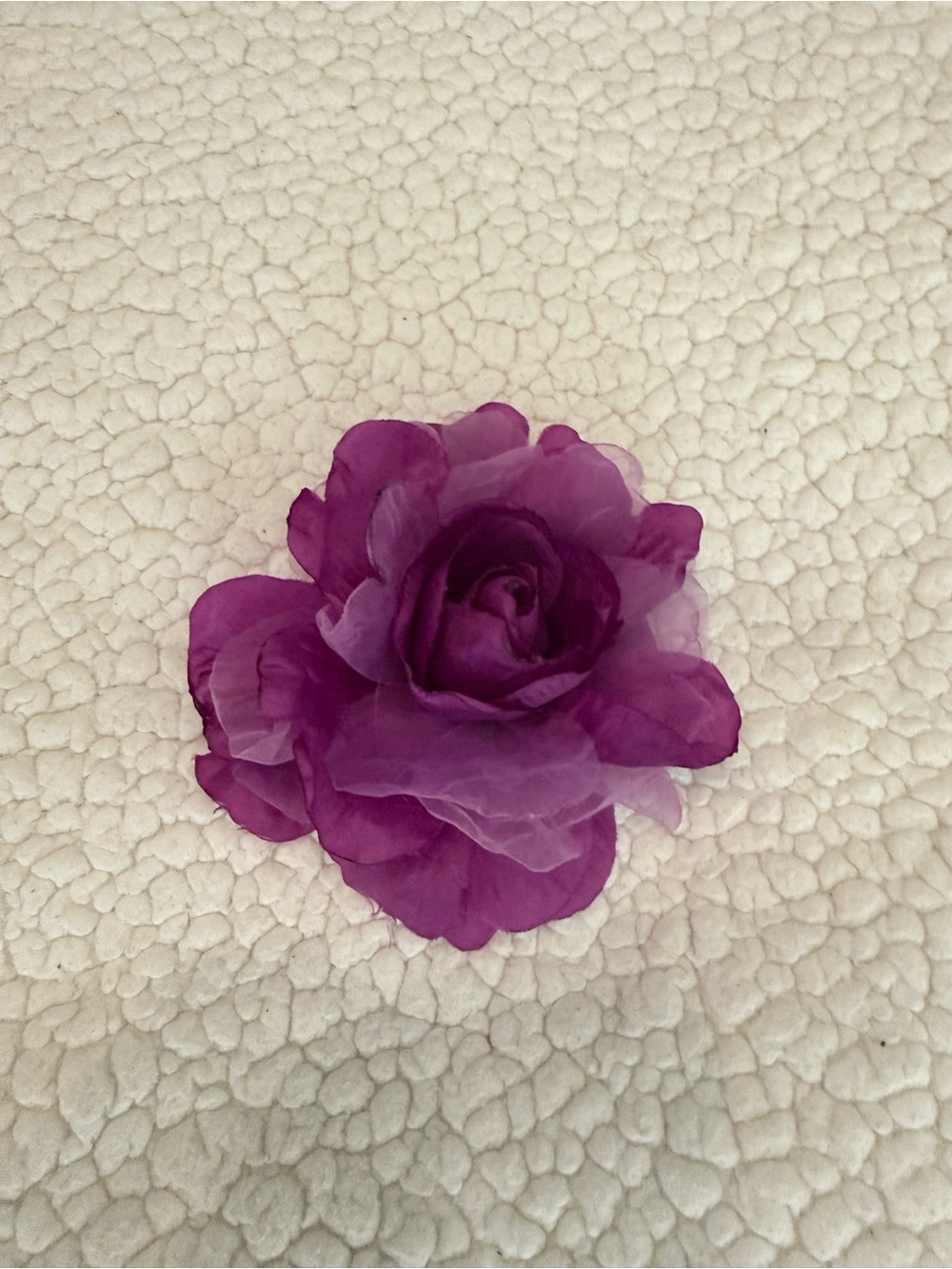 Forever 21 Purple Floral Hair Clip - Women's Accessory
